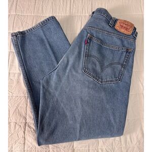 Levi's 505 Jeans Regular Fit Light Wash W40 L30 Denim Pants‎ Classic Mens